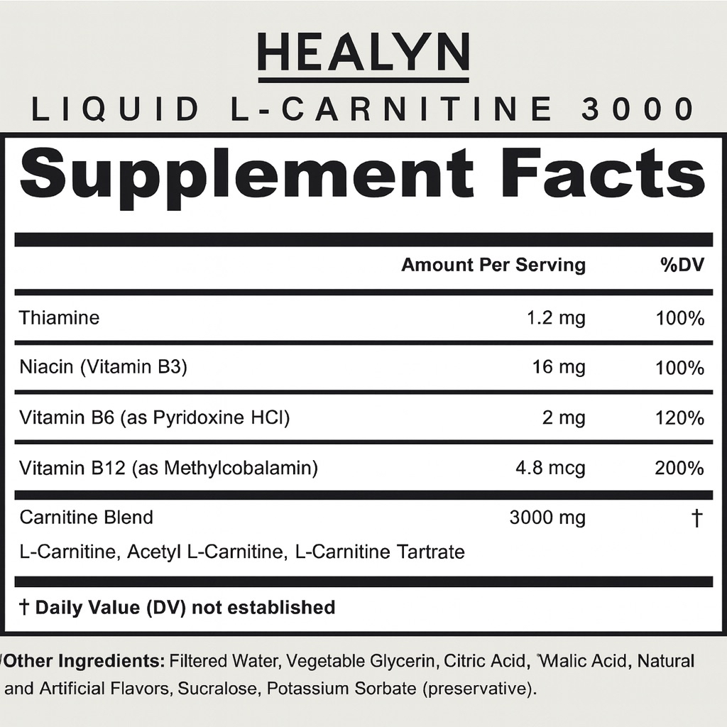 Healyn™ Liquid Shred (L-Carnitine 3000) (Subscription)