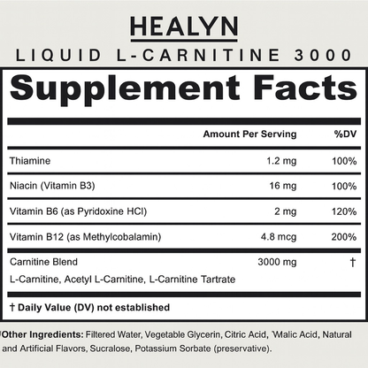Healyn™ Liquid Shred (L-Carnitine 3000) (Subscription)