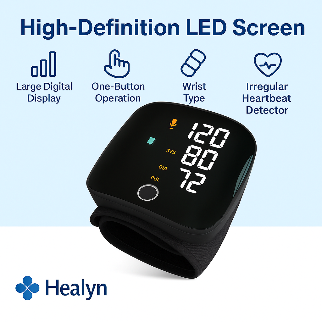 Healyn™ VitaSync Clinical-Grade BP Monitor